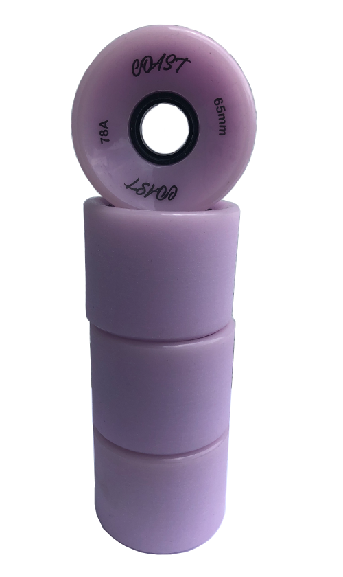 Coast Cruiser Wheels 65mm 78a Purple